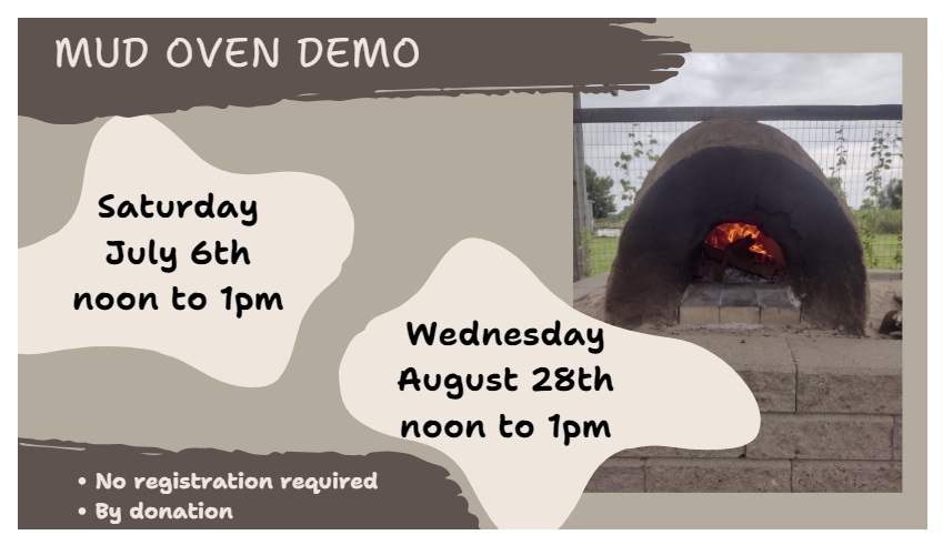 mud oven demo event